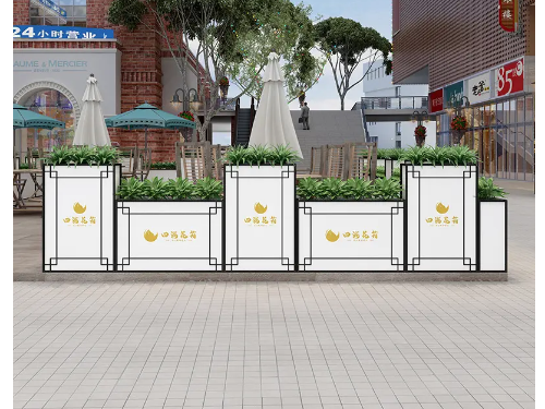 商业街小区户外绿植花盆